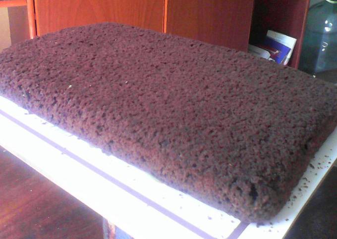 Foto principal de Brownie de caraotas (porotos, frijoles) negras