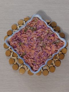 عکسی از دستور سالاد کلم قرمز