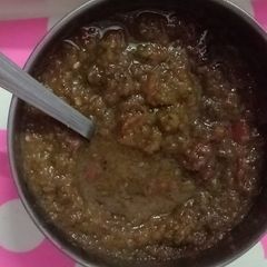 A picture of Mint chatni.