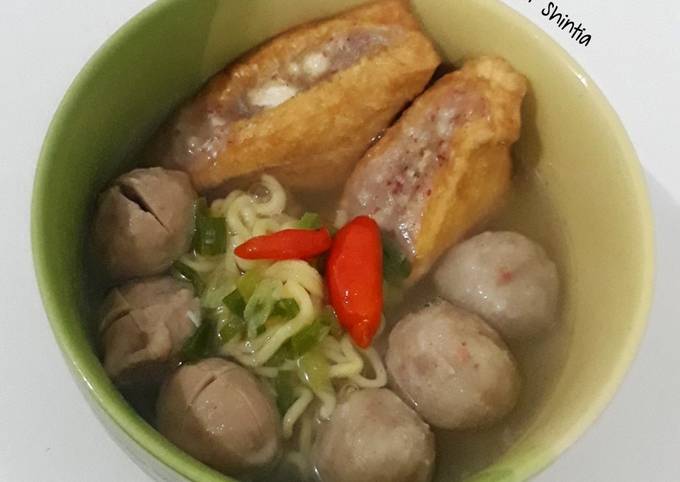 Resep Bakso Tahu Cilok Kuah Oleh Nita Shintia Cookpad