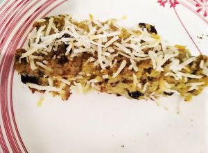 Una foto de Torta de guatila con harina de avena y quinoa