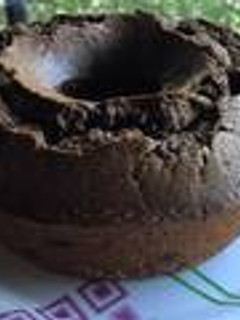 Una foto de Budín de chocolate café y chips