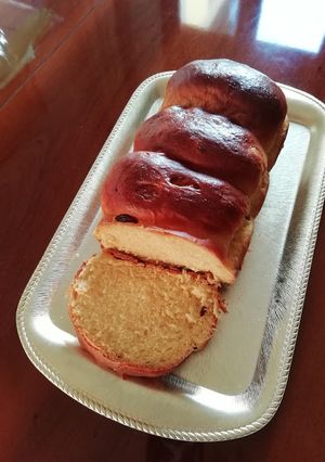 Foto di Pan brioche zucca e uvetta