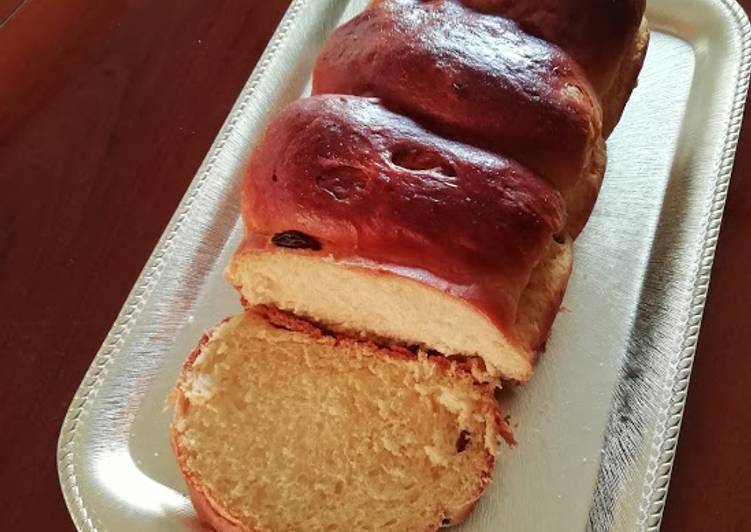 Pan brioche zucca e uvetta