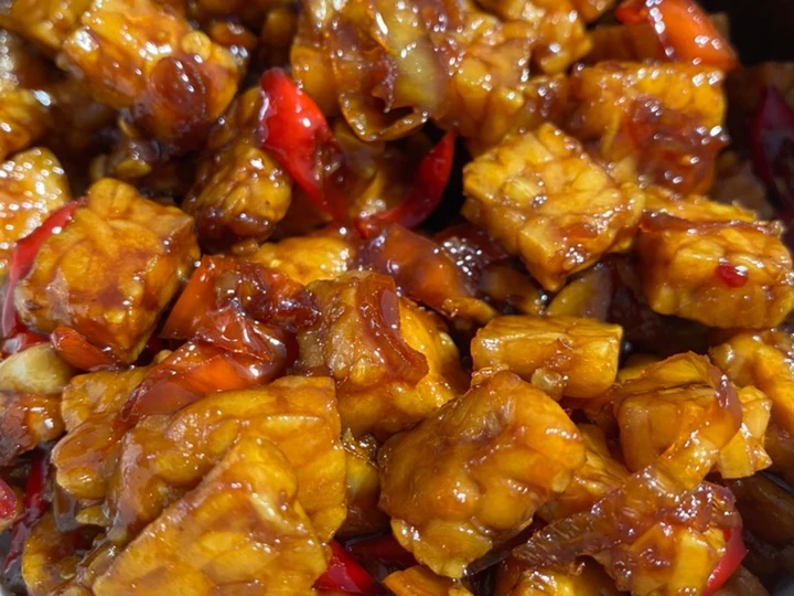 Cara Gampang Menyiapkan Resep Kering tempe pedas manis yang Uenak Anti Ribet, Mantap Sekali