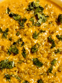 A picture of Coconut Green Grams Curry.
