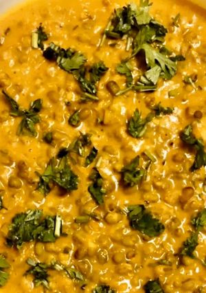 A picture of Coconut Green Grams Curry.