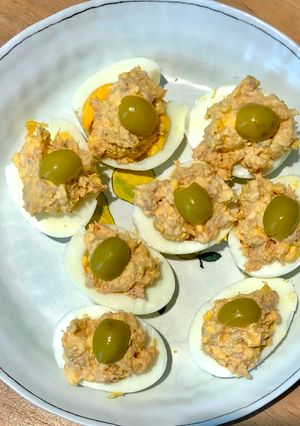 Une photo de Oeufs Mimosa au thon