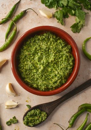 A picture of Coriander & Mint Chutney.