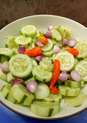 Foto resep Acar timun buat mie goreng