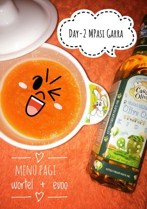Foto resep MPasi 6+ Wortel+Evoo