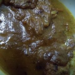 A picture of Omelette curry.