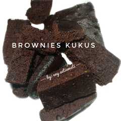รูปของ Brownies Kukus Coklat Simple (Tanpa Mixer)
