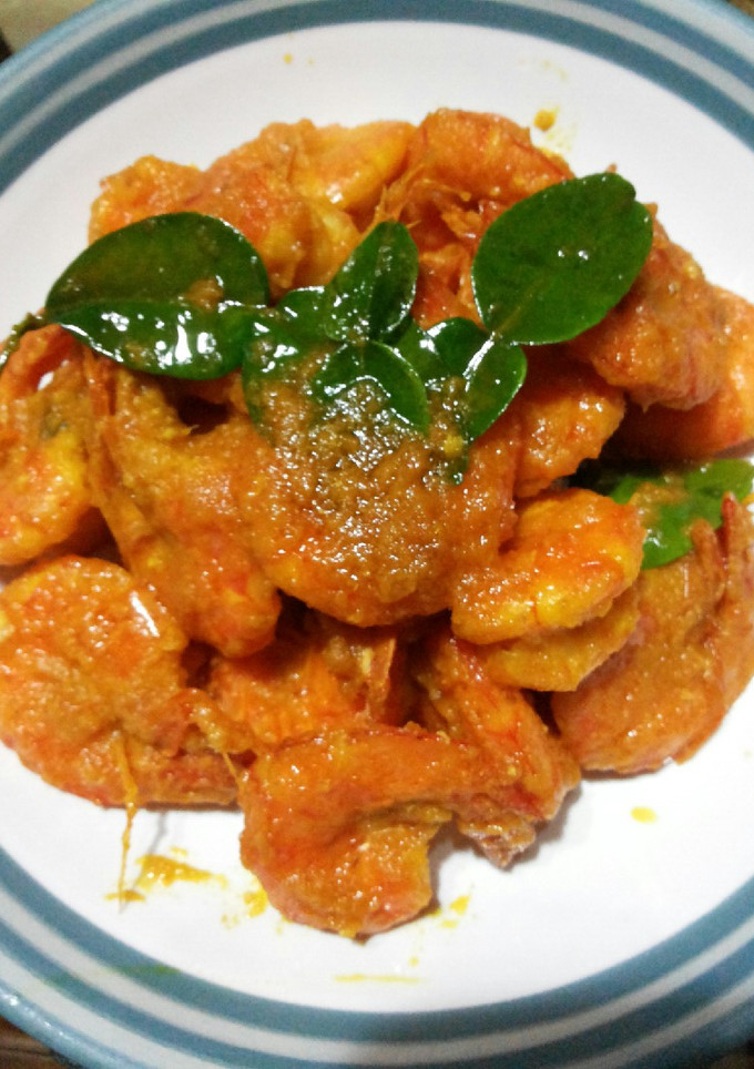 Foto resep Udang bumbu kuning