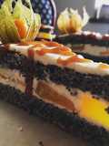 Poppy curd cake
