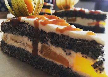 Easy Recipe Poppy curd cake Delicious