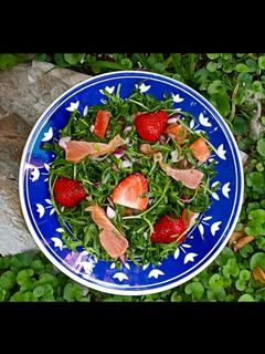 Una foto de Ensalada de fresas