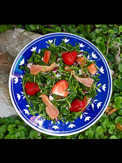 Una foto de Ensalada de fresas