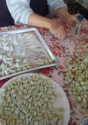 Una foto de Ñoquis de aguacate