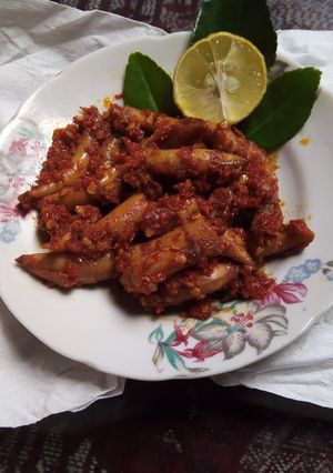 Foto resep Sotong asin balado