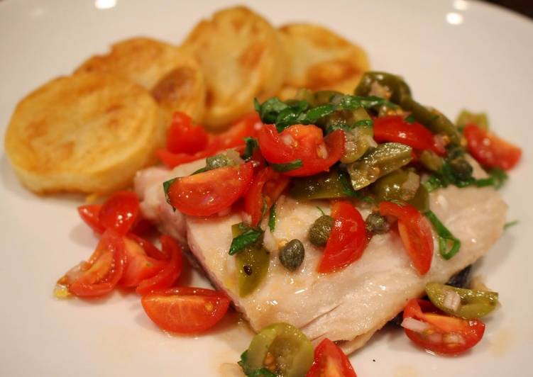 Recipe of Perfect Quick &amp; Easy No-Cook Mediterranean Tomato Melange for Fish &amp; Chicken