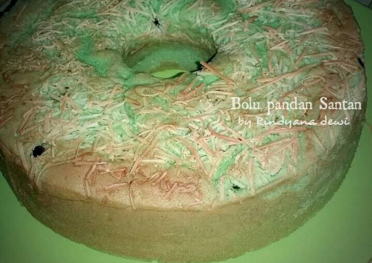 Bolu Pandan santan