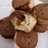 Muffins de chocolate y vainilla con dulce de leche