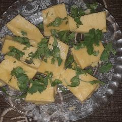 A picture of ઢોકળી.