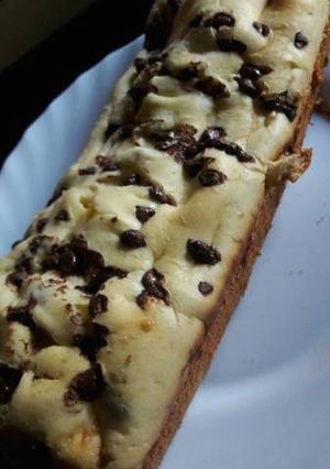 Una foto de Budín de vainilla con chips
