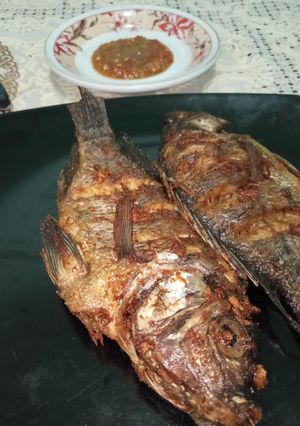 Foto resep Ikan nila goreng garing sederhana