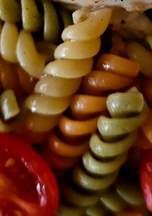 A picture of Tomato Pasta Salad.