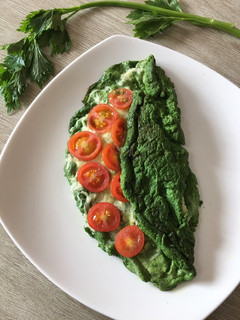Foto resep Green Protein Omelette