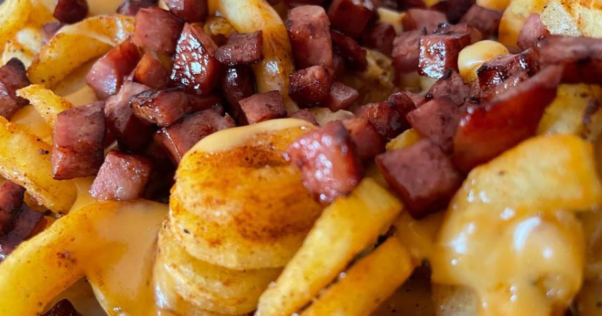 Batata frita com cheddar