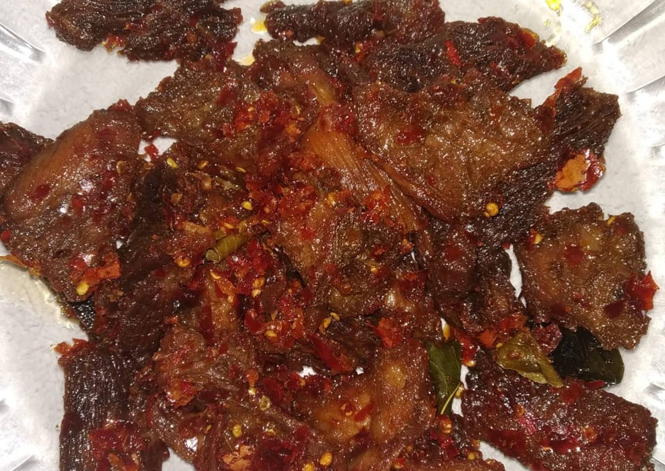 Dendeng sapi balado