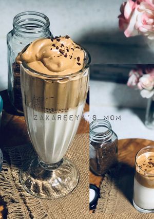 Foto resep Dalgona Coffee ☕️/ whipped coffee dengan 2 cara