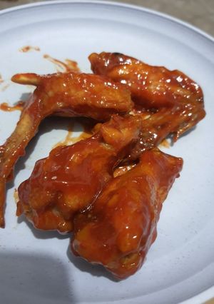 Foto resep Sayap ayam goreng Saus Korea