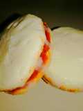 Alfajores veganos rellenos de dulce de membrillo