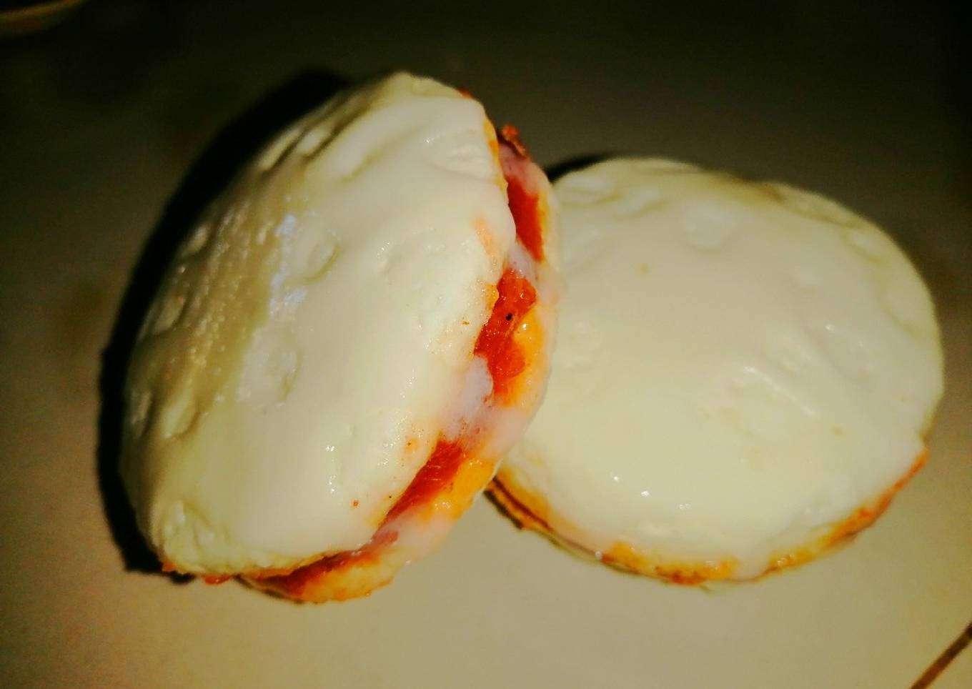 Alfajores veganos rellenos de dulce de membrillo