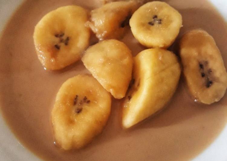  Resep  Kolak  pisang  fiber  cream  menu diet oleh shofa 