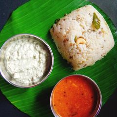 A picture of Green gram pongal.