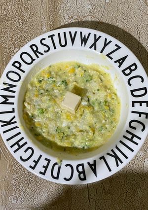 Foto resep Mpasi Sup Krim Jagung Ayam Brokoli 9 Bulan