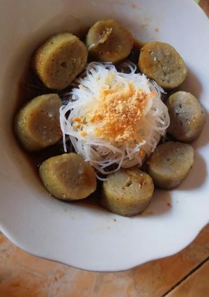 Foto resep Pempek ikan teri basah