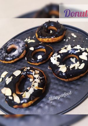 A picture of Fluffy Donuts without eggs and Yeast.