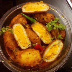 A picture of Paneer egg.