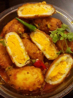 A picture of Paneer egg.