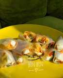 Bánh Tráng Phơi Sương Cuốn Trứng Lòng Đào