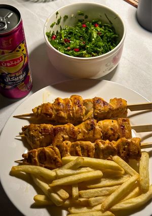 صورة لوصفة شيش طاووق