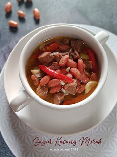 Foto resep Sayur Kacang Merah / Angeun Kacang Khas Sunda