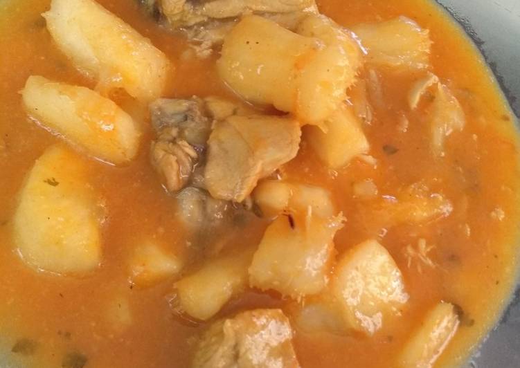 Step-by-Step Guide to Prepare Ultimate Katogo cassava n chicken #authors marathon