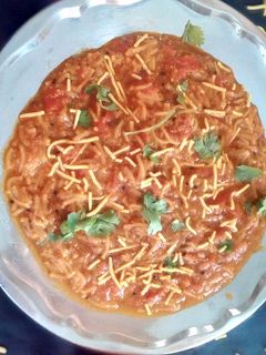सेव टमाटर की सब्जी रेसिपी मुख्य फोटो